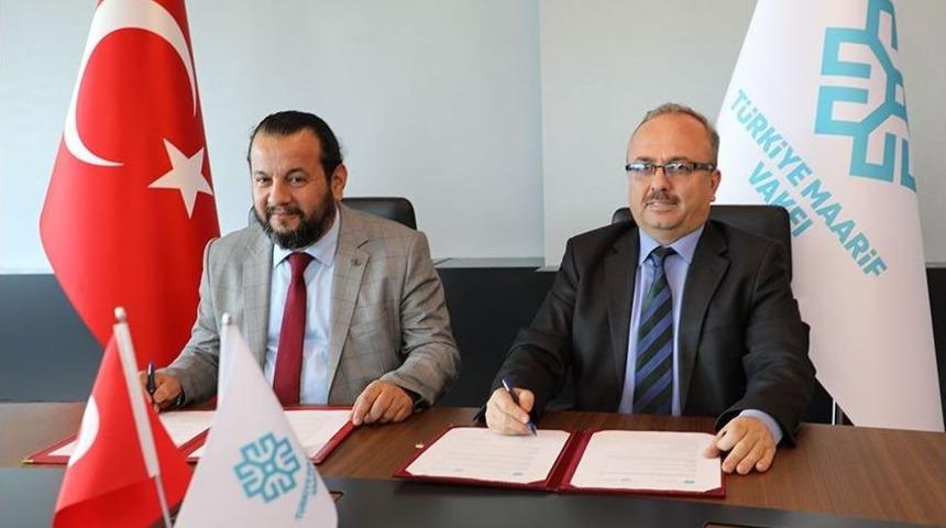 Km&uuml; İle T&uuml;rkiye Maarif Vakfı Arasında Protokol İmzalandı