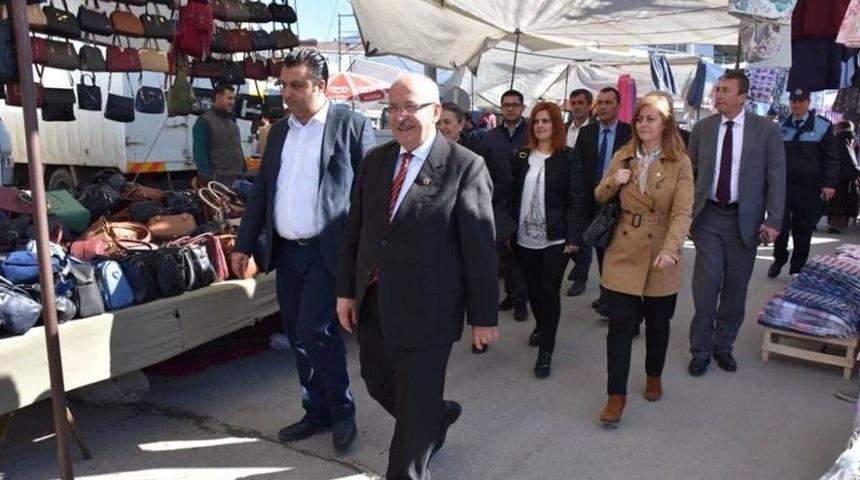 Başkan Albayrak, Şark&ouml;y Ve Malkara İl&ccedil;elerinde İnceleme Yaptı