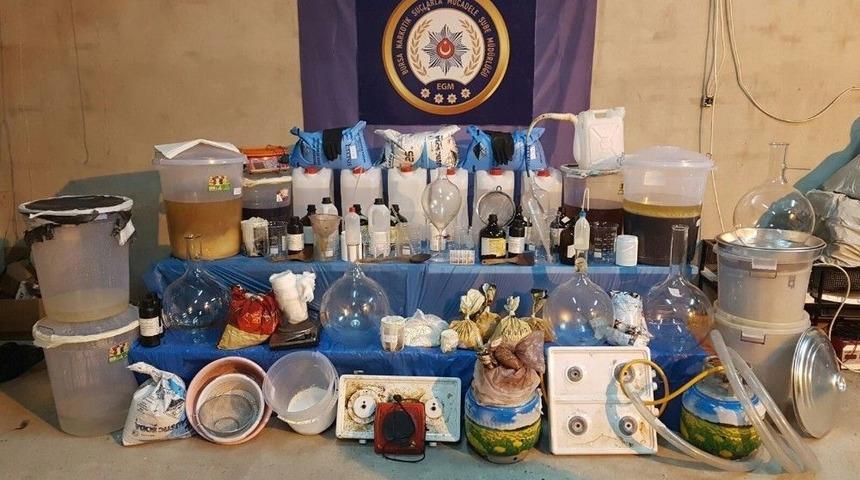 Bursa&rsquo;da Bir Ayda 87 Kişi Uyuşturucudan Tutuklandı