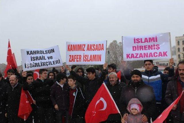 Kayseri, Niğde Ve Kırşehir’de Abd Ve İsrail Protesto Edildi