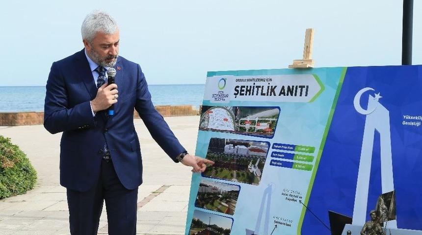 Ordu&rsquo;ya &ldquo;şehitlik Anıtı&rsquo;