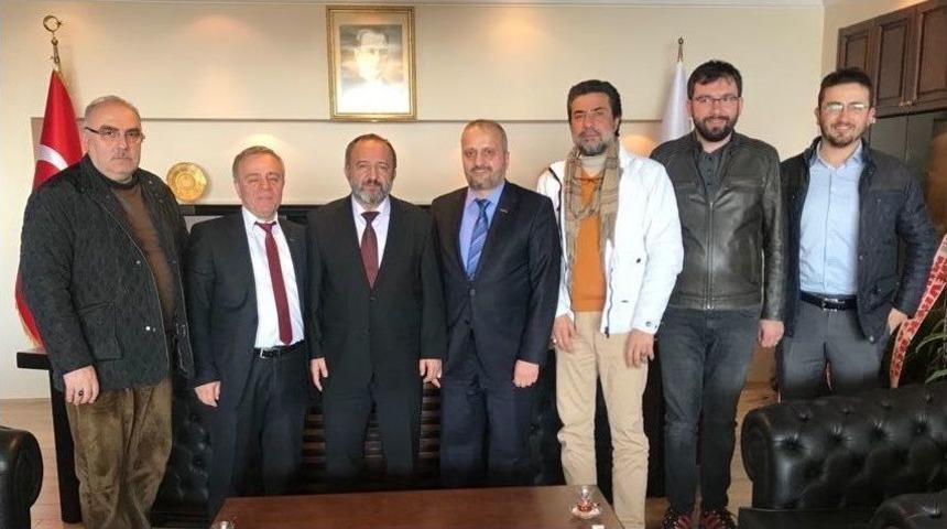 Yılmaz Ve Ekibinden, Rekt&ouml;r &Ccedil;ufalı&rsquo;ya &ldquo;hayırlı Olsun&rdquo; Ziyareti