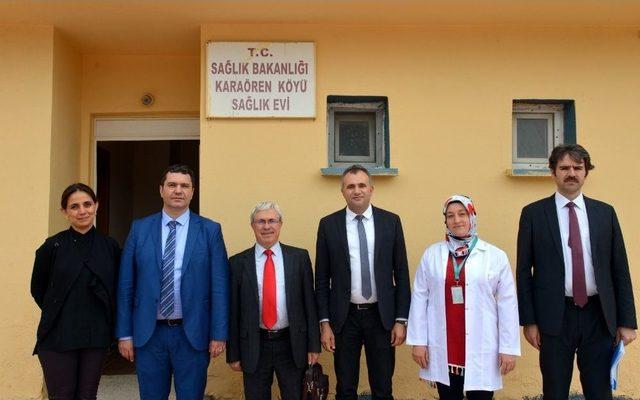 İl Sağlık Müdürü Bilge’nin İlçe Ziyaretleri