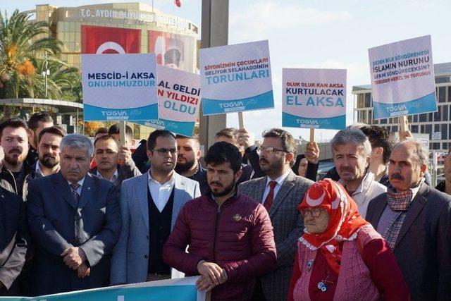 Aydın’da Kudüs Protestosu