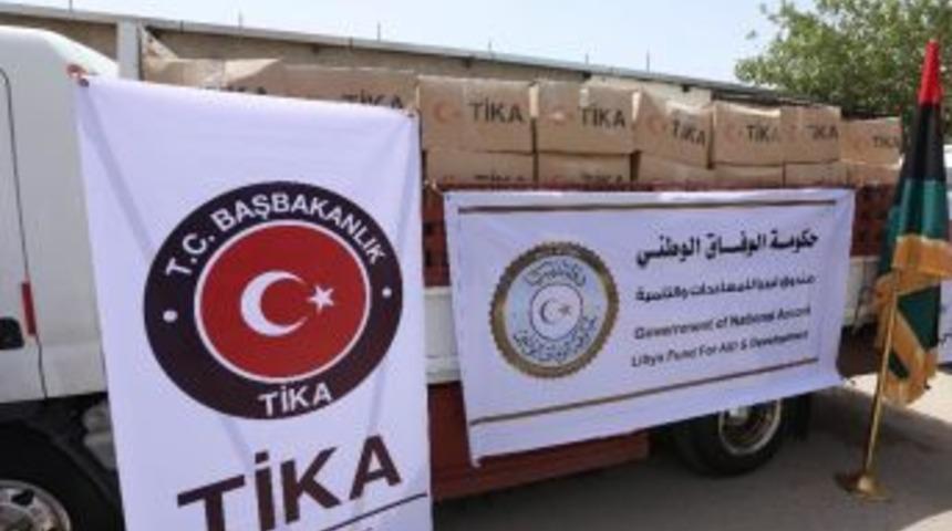 Tika&rsquo;dan Fizan&rsquo;a Gıda Desteği