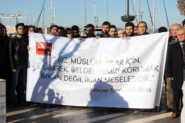 Çanakkale’de İsrail’e 