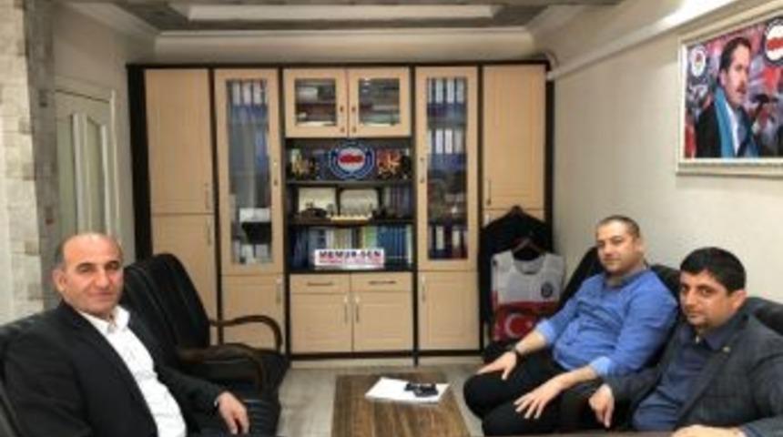 Başkan Aslan Eğitim Bir-sen Yönetimiyle Bir Araya Geldi