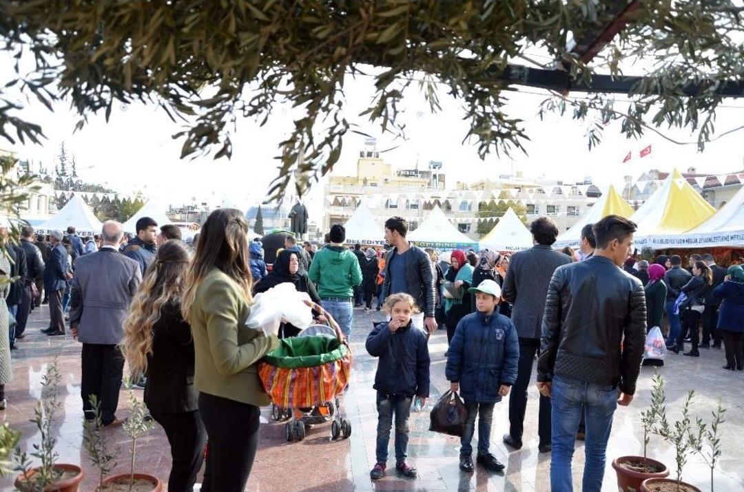 Kalkınma Bakanı Elvan Zeytinyağı &Ccedil;arşısının A&ccedil;ılışını Yaptı