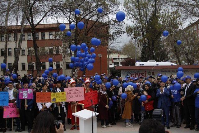 Çankırı’da ’otizm Farkındalık Yürüyüşü’