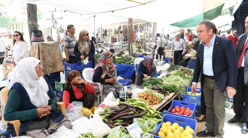 Başkan B&ouml;cek, Kumluca&rsquo;da