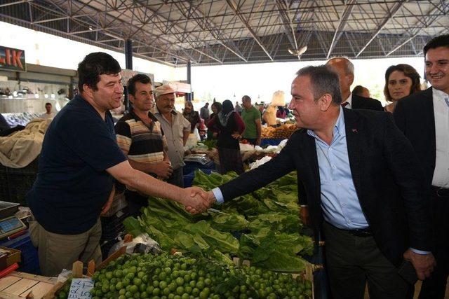 Başkan Böcek, Kumluca’da