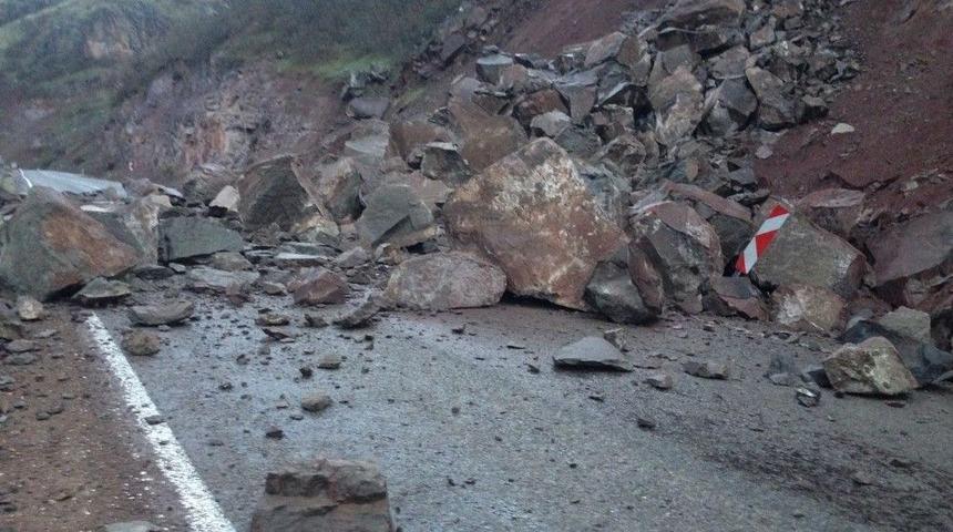 Giresun’da Heyelan