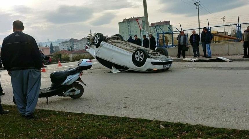 Eskişehir&rsquo;de Trafik Kazası; 4 Yaralı