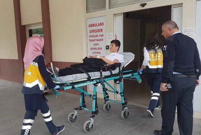 Okul Servisi &Ouml;ğrenciye &Ccedil;arptı: 1 Yaralı 2