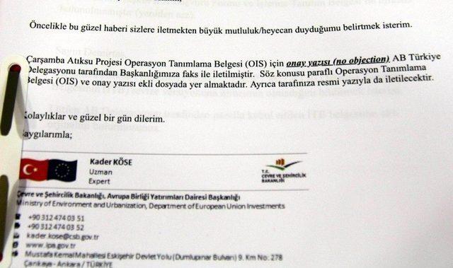 Ab’den Samsun’a 15 Milyon Euroluk Atık Su Tesisi Hibesi