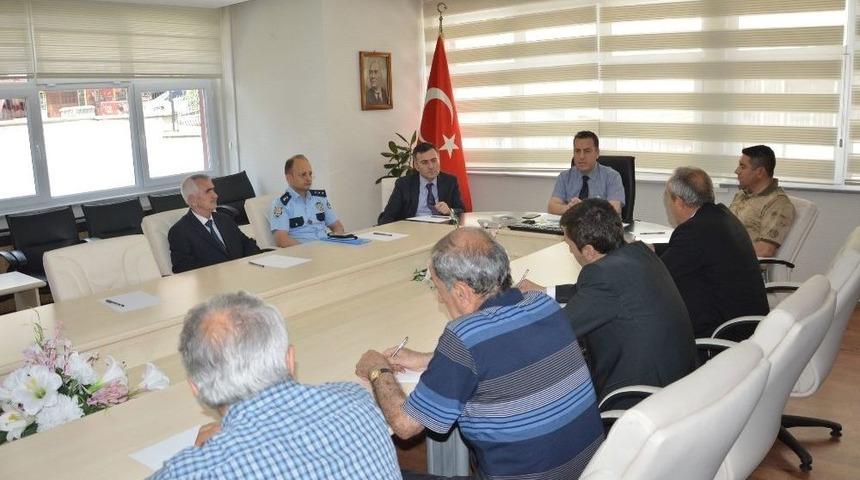 Niksar&rsquo;da Se&ccedil;im G&uuml;venliği Toplantısı Yapıldı