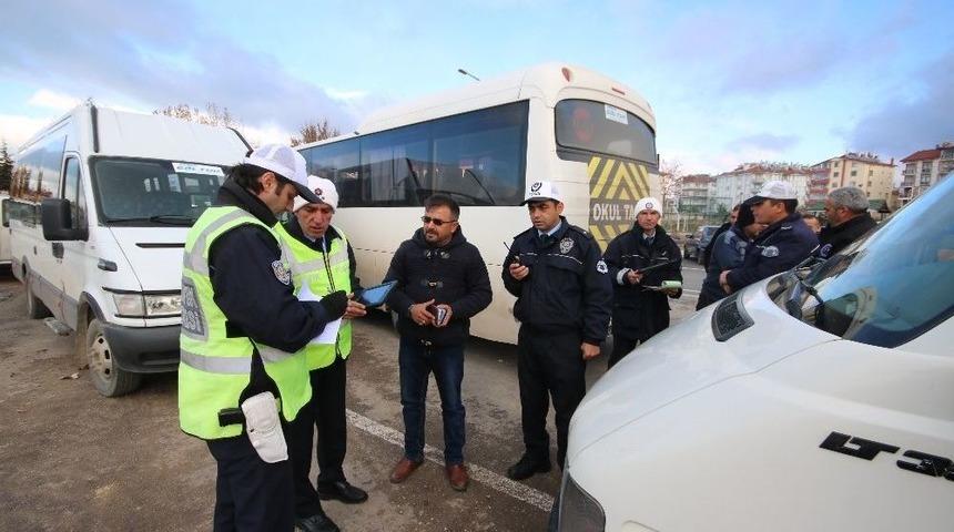 Beyşehir’de Toplu Taşıma Araçlarına Denetim