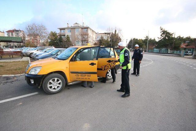 Beyşehir’de Toplu Taşıma Araçlarına Denetim