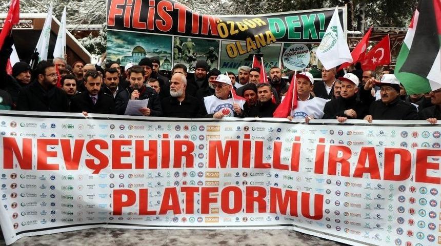 Nevşehir&rsquo;de Abd&rsquo;nin Kud&uuml;s A&ccedil;ıklaması Kınandı