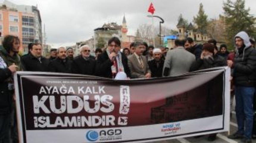 Karaman&rsquo;da "kud&uuml;s" Protestosu