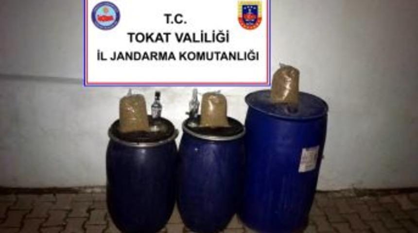 Sahte Rakı İmalathanesine Jandarmadan Baskın