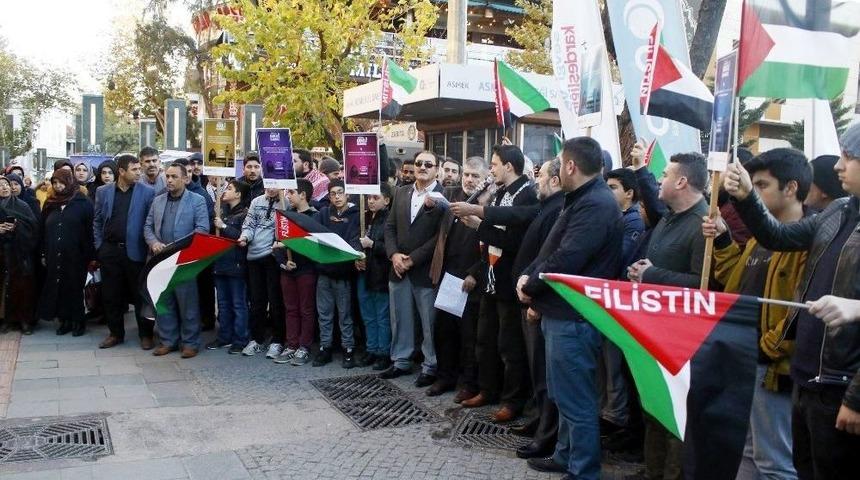 Antalya&rsquo;da, Abd&rsquo;nin Kud&uuml;s&rsquo;&uuml; İsrail&rsquo;in Başkenti Olarak Tanıma Planına Tepki