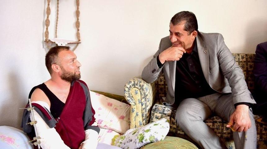 Başkan Atilla’dan Afrin Gazisine Ziyaret