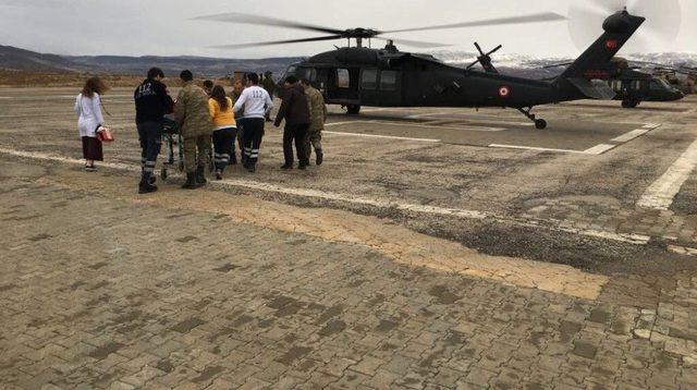 Tunceli’de Hasta İçin Askeri Helikopter Tahsis Edildi