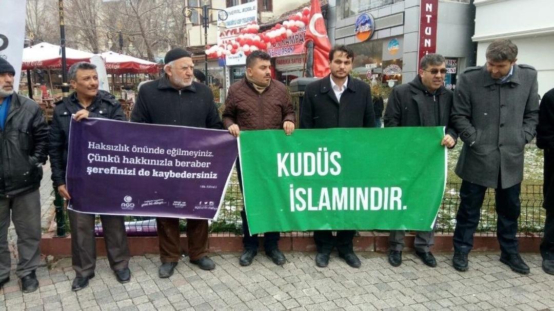 K&uuml;tahya&rsquo;dan Abd&rsquo;ye Kud&uuml;s Tepkisi