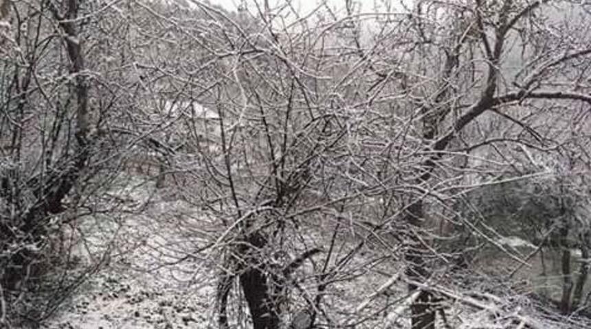 Hanönü’de Nisan Karı Yağdı