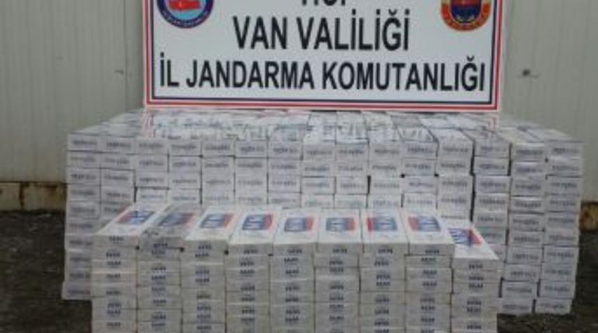 Jandarma, Samanlıkta 6 Bin 580 Paket Kaçak Sigara Ele Geçirdi
