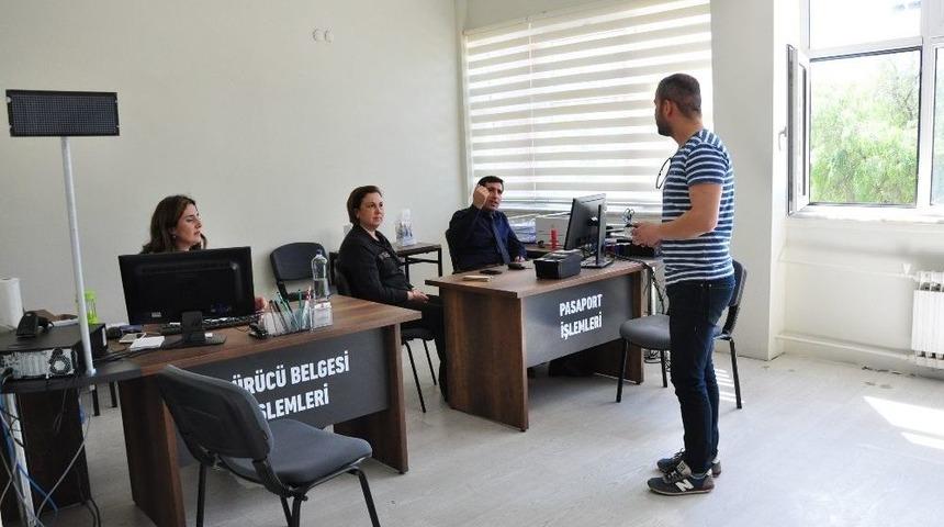 Milas&rsquo;ta Pasaport Ve Ehliyet İ&ccedil;in Yeni D&ouml;nem Başladı