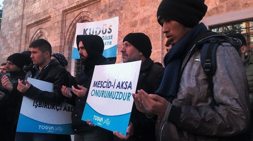 Amerika&rsquo;nın Kud&uuml;s Kararına Bursa&rsquo;dan Tepki