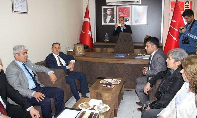 Vali Kalkancı Chp Ve Mhp’yi Ziyaret Etti