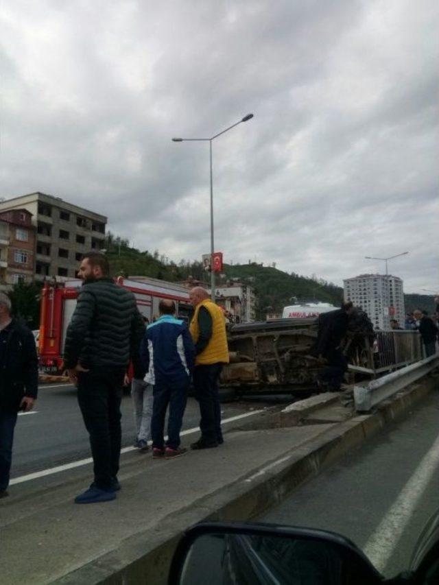 Rize’de Trafik Kazası: 1 Ölü