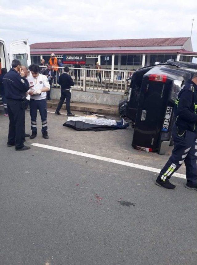 Rize’de Trafik Kazası: 1 Ölü