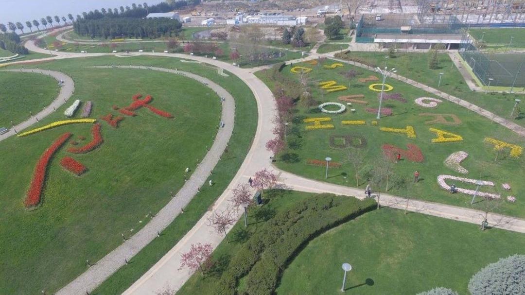 Kocaeli&rsquo;de 2 Milyon Lale Renk C&uuml;mb&uuml;ş&uuml; Oluşturdu