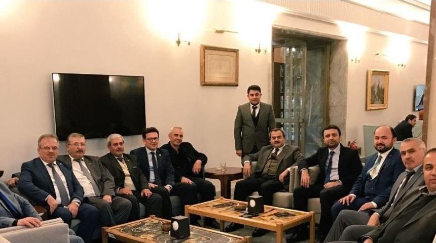 Ak Parti Milletvekilleri Tbmm&rsquo;de Batı Antalyalıları Ağırladı