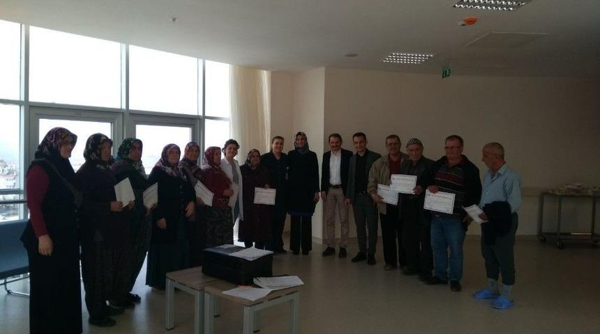 Beyşehir&rsquo;de A&ccedil;ılan Diyabet Okulu 6. D&ouml;nem Mezunlarını Verdi