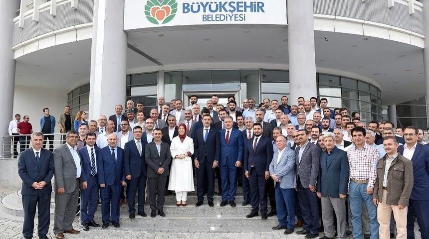 Ak Partili Adaylar Polat&rsquo;ı Ziyaret Etti