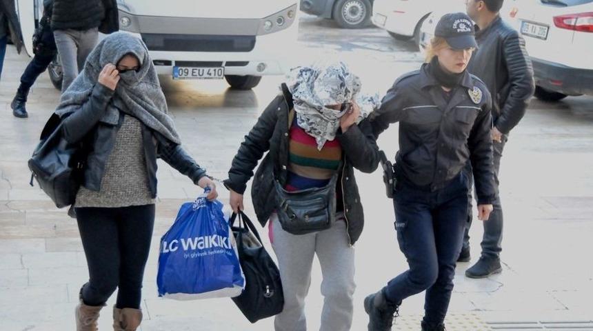 Fuhuş Operasyonunda G&ouml;zaltına Alınan 14 Kişi Adliyeye Sevk Edildi