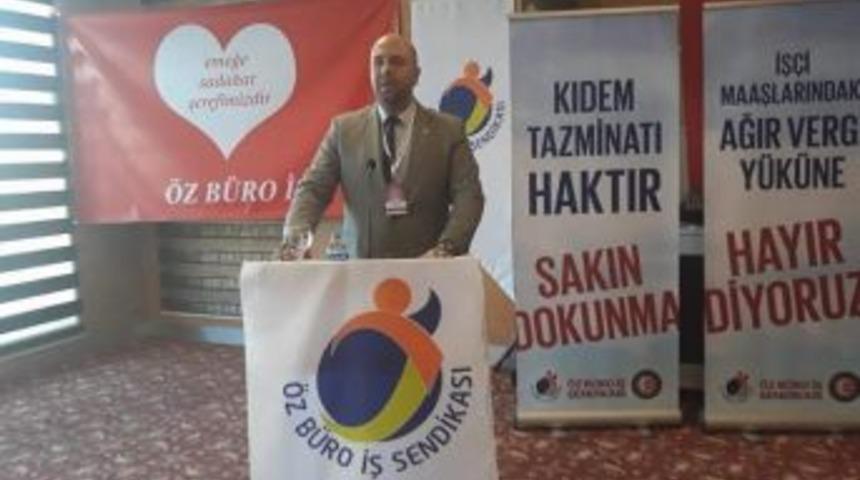 Hak-iş Konfederasyonu &Ouml;z B&uuml;ro İş Sendikası Bilecik İl Başkanı G&ouml;khan Demir;