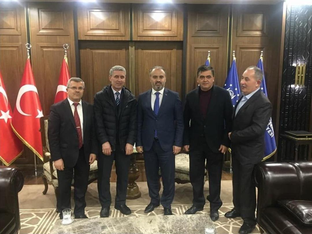 Başkan Yal&ccedil;ın&rsquo;ın Bursa Temasları