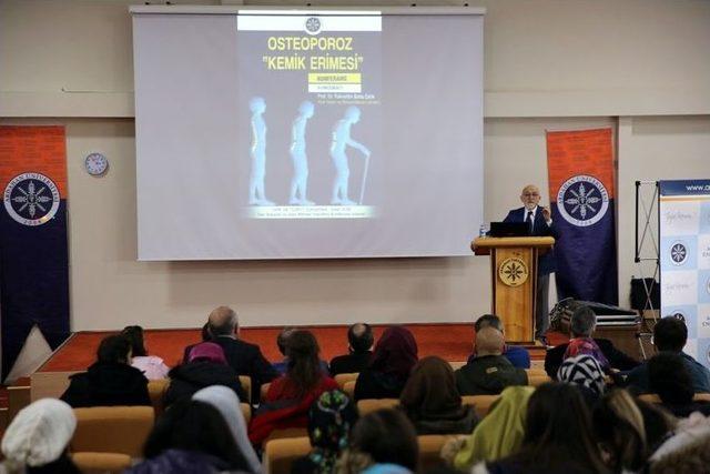 Prof. Dr. Çelik, “yaşamınızın Konforlu Ve Sağlıklı Olması İçin Kemiklerimizi İyi Koruyun”