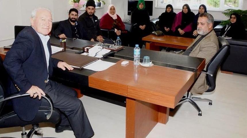 Umre Sonrası Başkan Yılmaz&rsquo;a Ziyaret