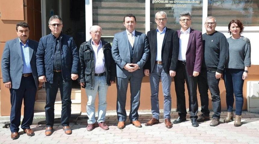 Belediye Başkanı Fatih Bakıcı, G&uuml;ven Tazeleyen Ahmet &Uuml;nal&rsquo;ı Ziyaret Etti