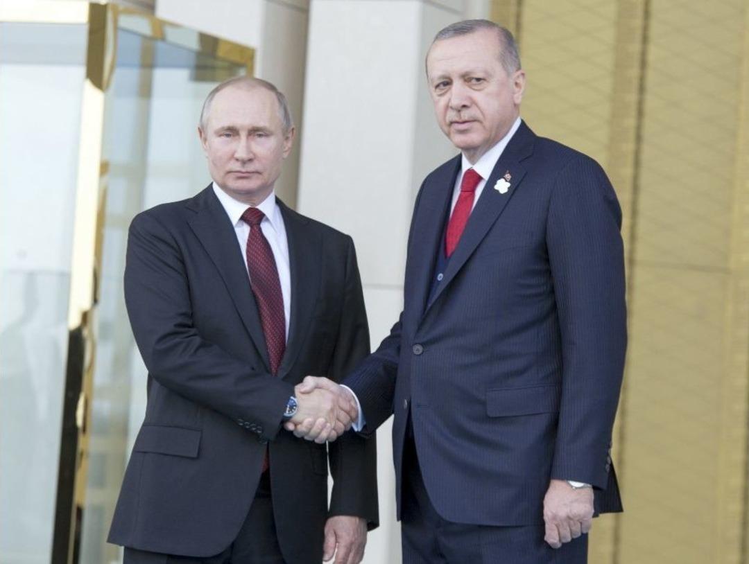 Erdoğan, Putin&rsquo;i K&uuml;lliye Girişinde Karşıladı
