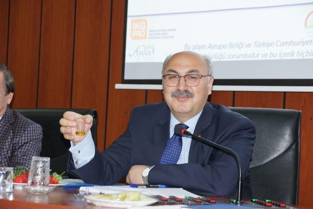 Aydın İl Koordinasyon Kurulu &Uuml;yeleri Zeytinyağı Tadımı Yaptı