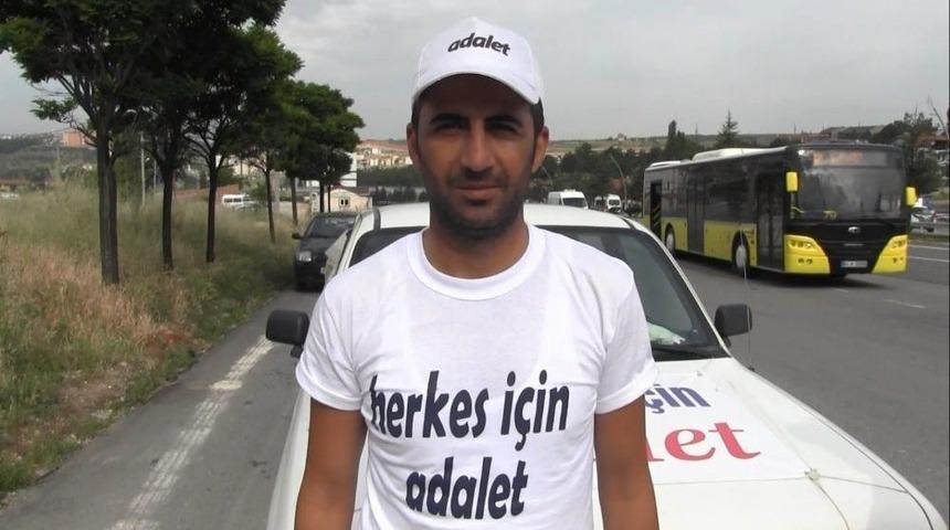 &rsquo;herkes İ&ccedil;in Adalet&rsquo; Sloganıyla Y&uuml;r&uuml;yen Gen&ccedil;ler Uşak&rsquo;ta