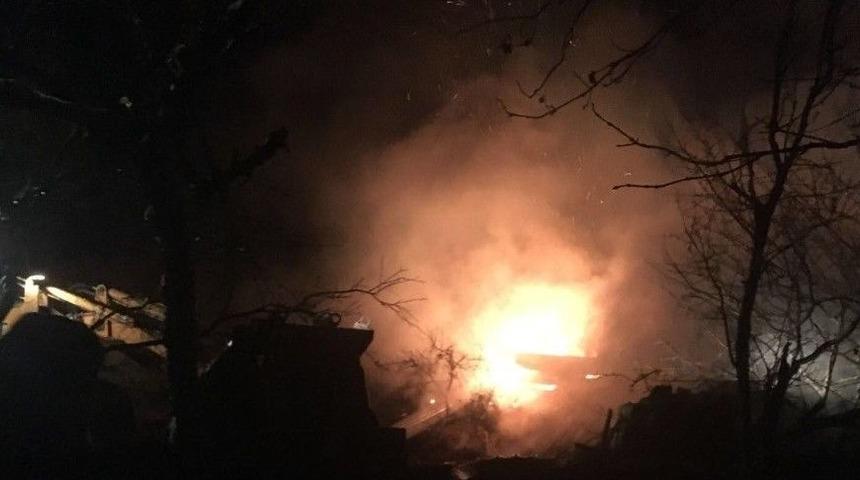 Kastamonu’da Çıkan Yangında Hayvanlar Telef Oldu